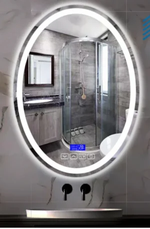 LED Oval Smart Mirror