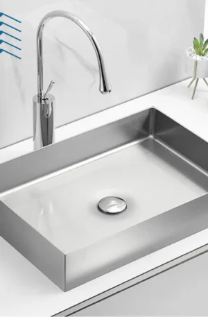 Rectangular Stainless Steel Basin