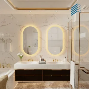 Round LED Bathroom Mirror