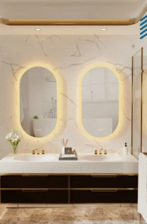 Round LED Bathroom Mirror