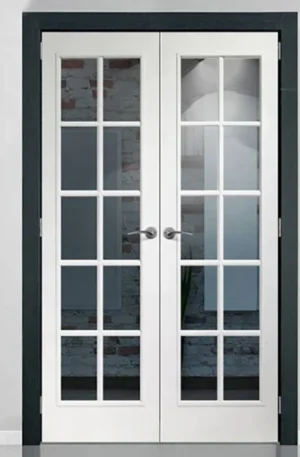 French Swing Double Glass Door